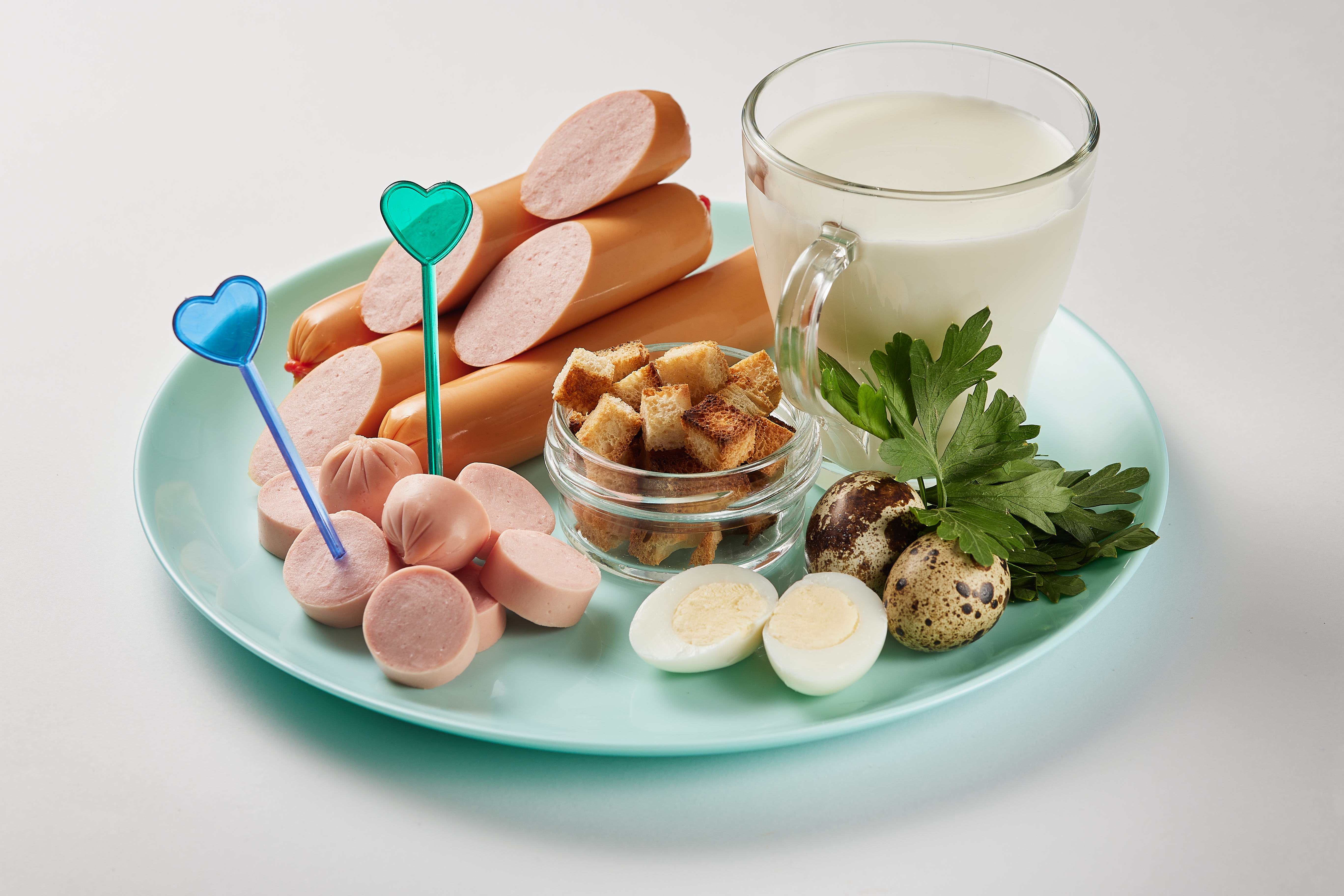 Молочні варені ковбаски