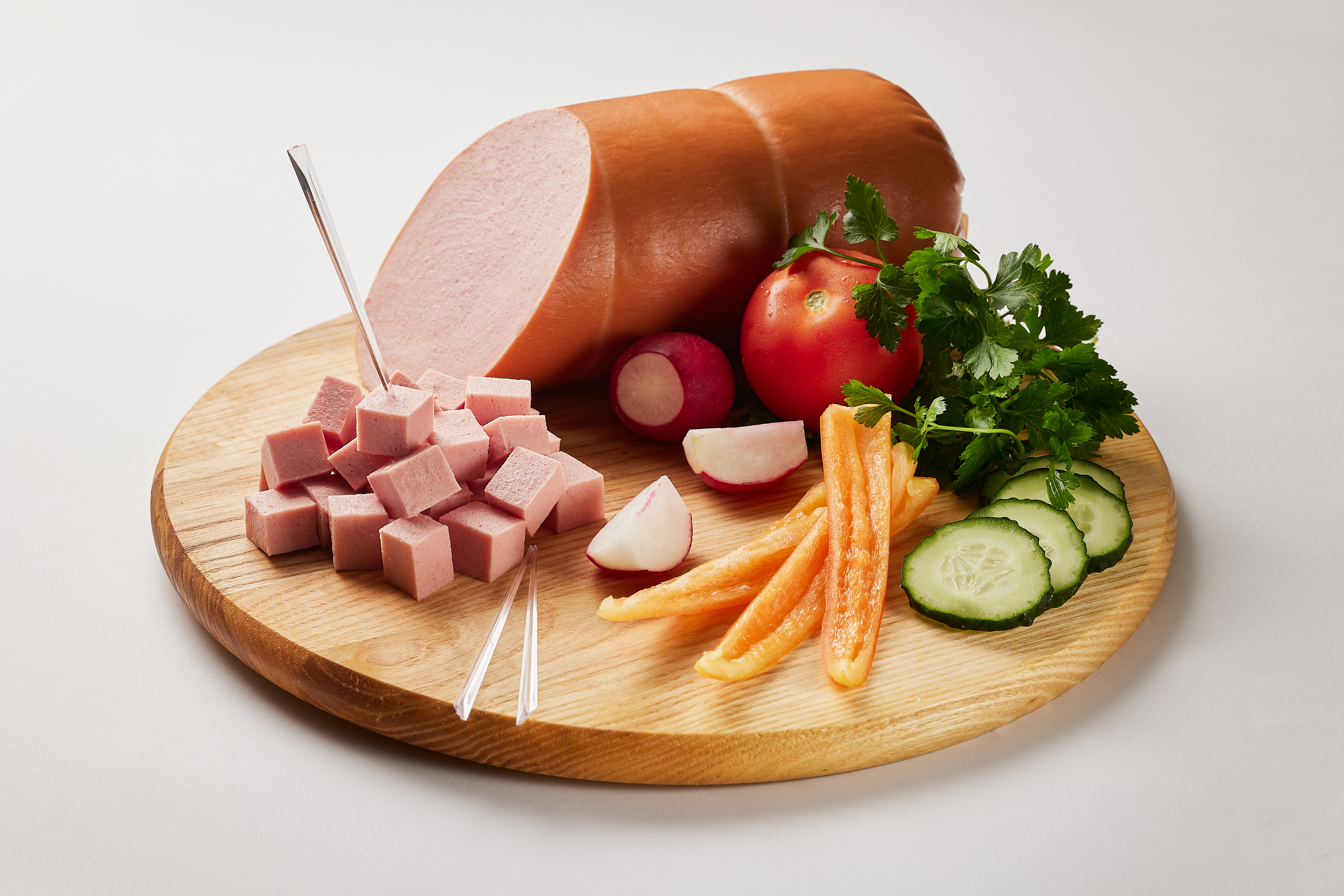 Теляча з вершками варена ковбаса