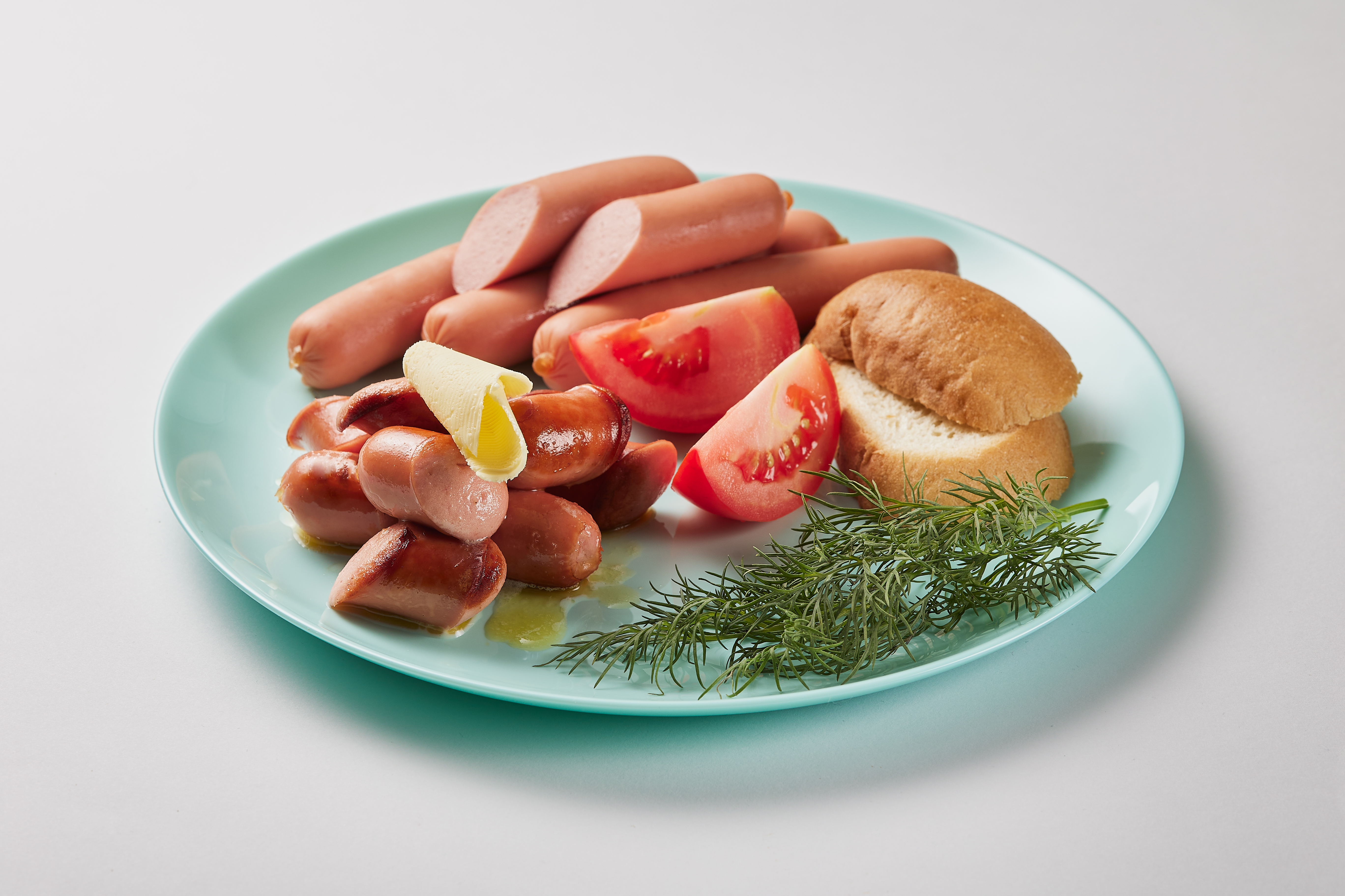 З маслом варена ковбаса